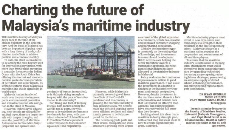 Charting The Future Of Malaysia S Maritime Industry Mmc Port