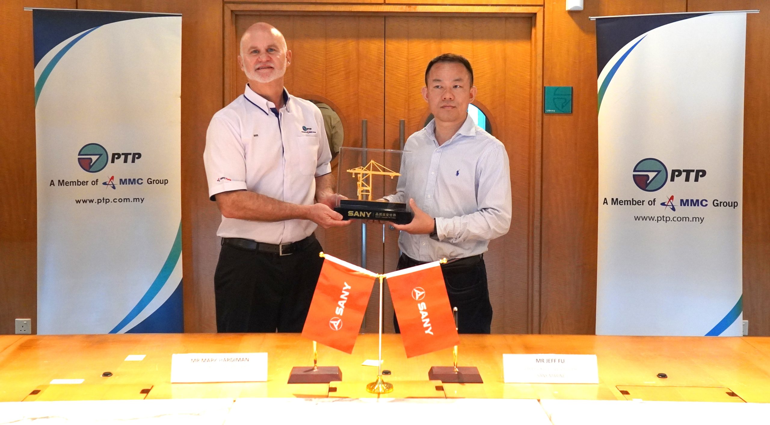 Read more about the article PTP INKS PURCHASE AGREEMENT WITH SANY MARINE HEAVY INDUSTRY TO PROCURE SIX ULTRA LARGE CONTAINER VESSEL (ULCV) QUAY CRANES