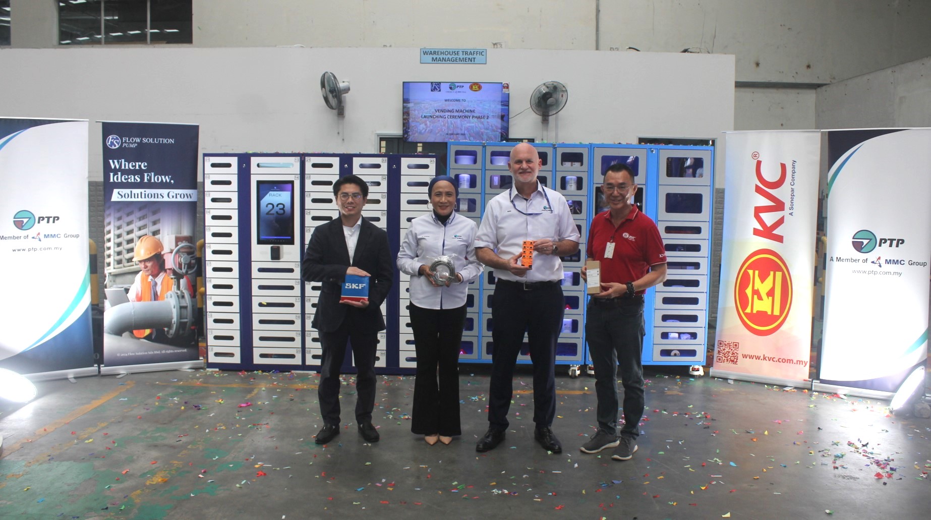 Read more about the article PTP LAUNCHES PHASE 2 OF SPARE PART VENDING MACHINES FOR ENHANCED WAREHOUSE EFFICIENCY