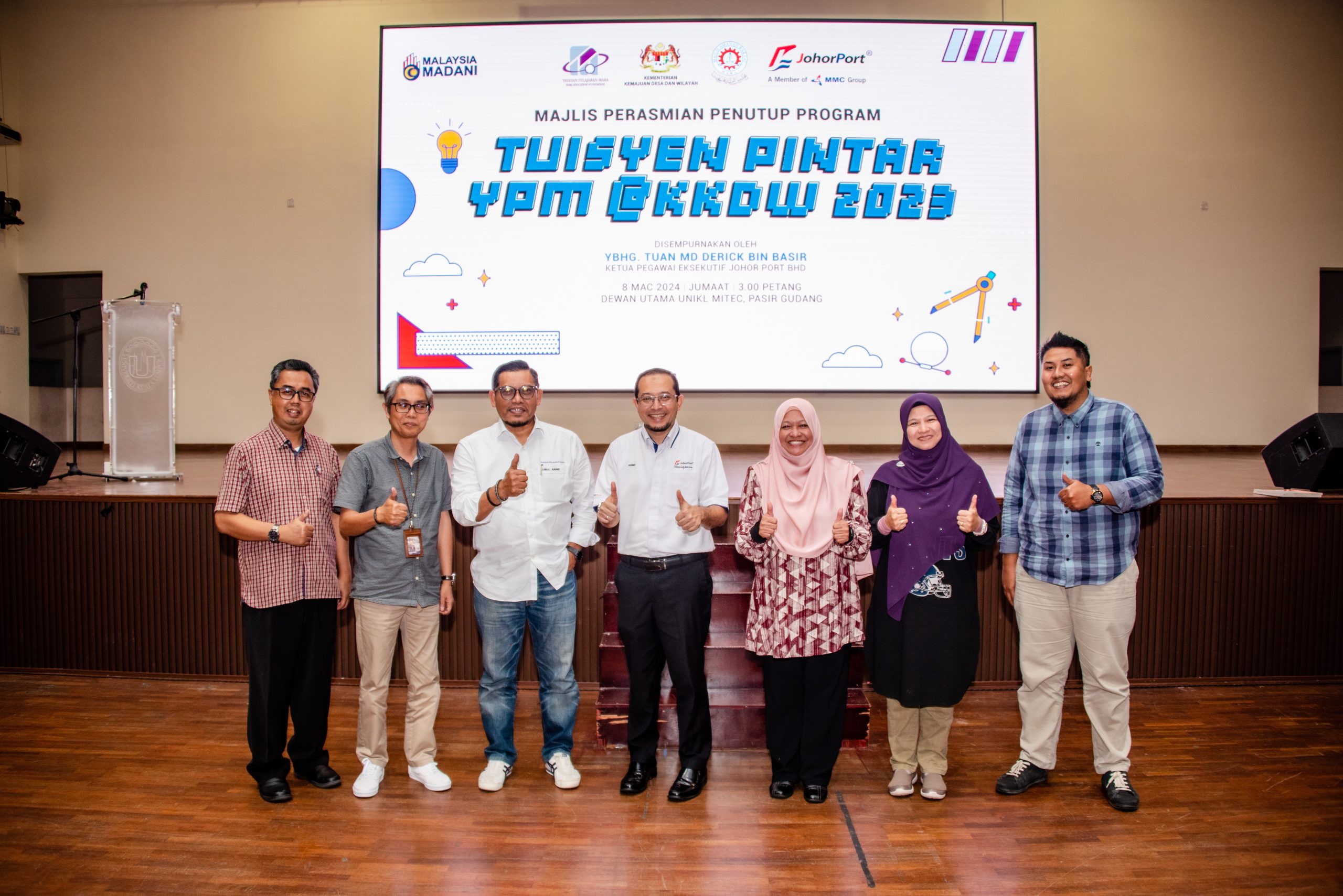 Read more about the article JOHOR PORT BERHAD PROUDLY CONCLUDES THE TUISYEN PINTAR YPM @ KKDW PROGRAMME