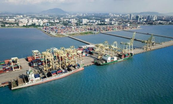 The North Butterworth Container Terminal of Penang Port